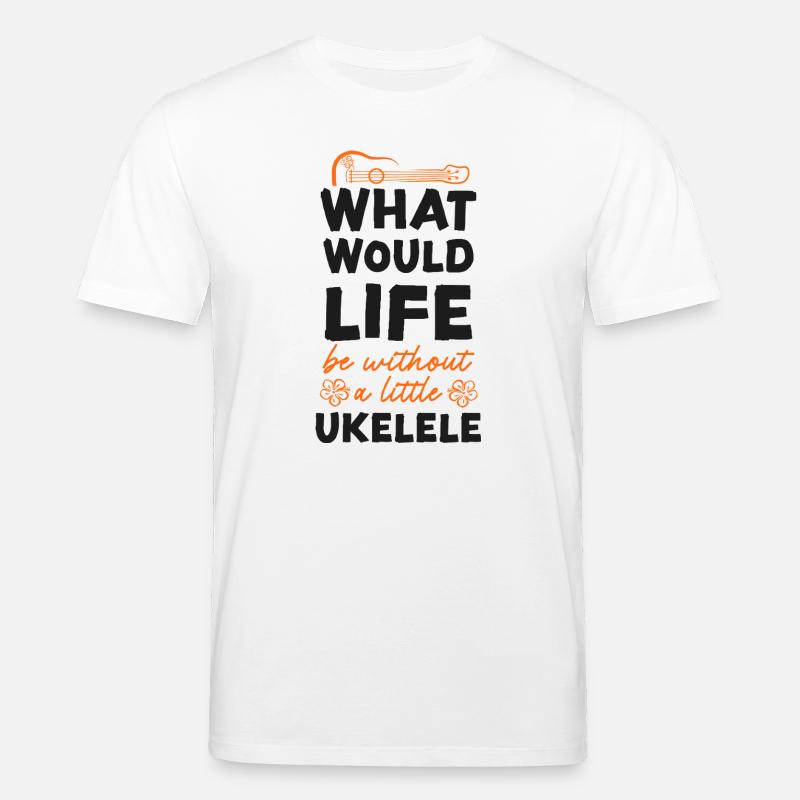 Hawaiian Ukulele Uke What Would - Stanley/Stella Unisex Bio-T-Shirt CREATOR  - Weiß