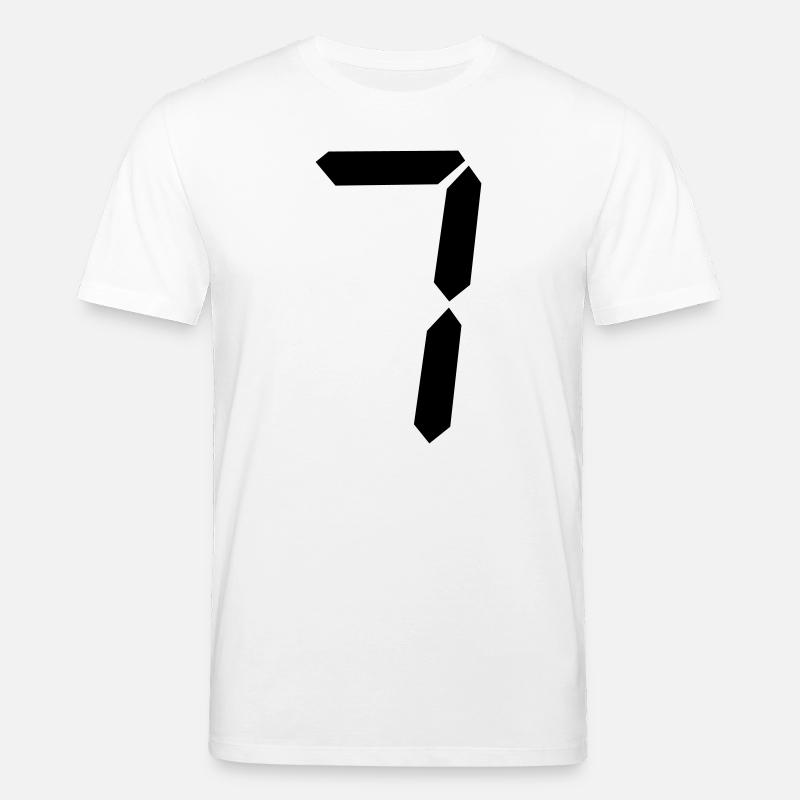 digitale_zahl_7- - Stanley/Stella Unisex Bio-T-Shirt CREATOR  - Weiß