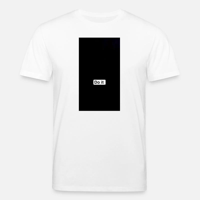 Do It Minimal Black - Stanley/Stella CREATOR Unisex Organic T-Shirt - white