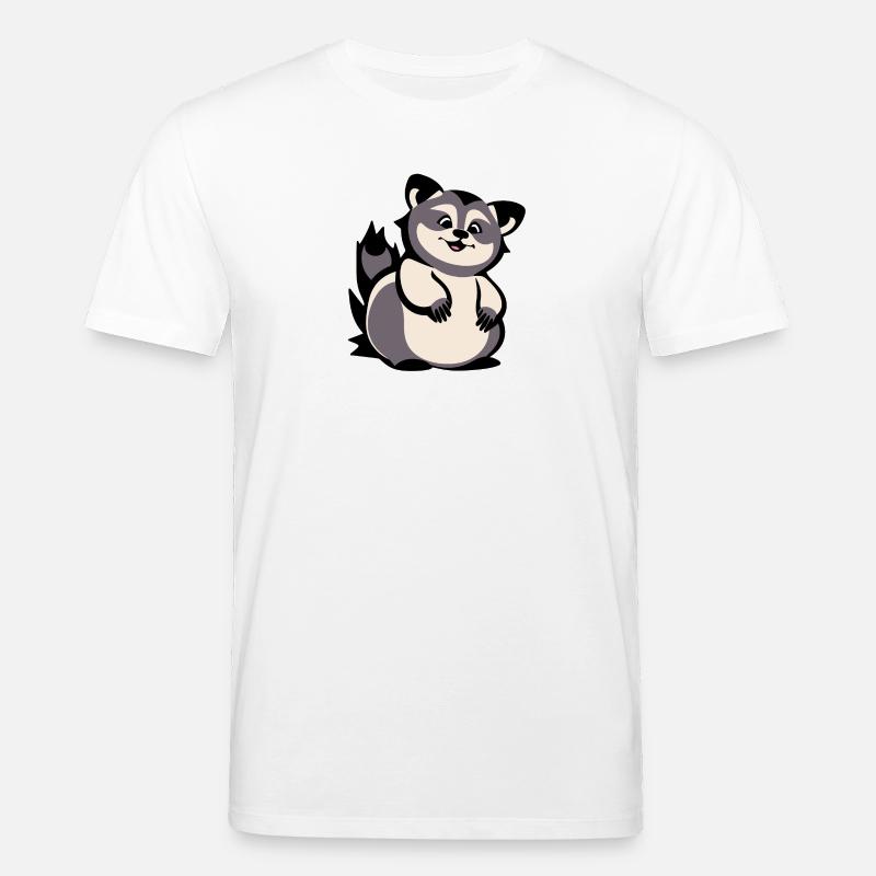 Juste un raton laveur mignon - T-shirt bio CREATOR Stanley/Stella Unisexe - blanc