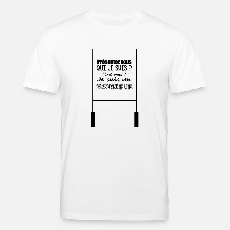 Présentez vous - T-shirt bio CREATOR Stanley/Stella Unisexe - blanc