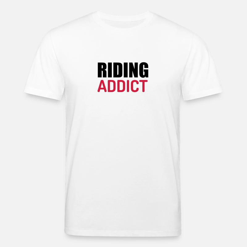 Equitation / Cheval / Cavalier / Equestre - T-shirt bio CREATOR Stanley/Stella Unisexe - blanc