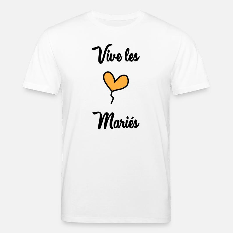 ES LEBE DAS BRAUTPAAR - Stanley/Stella Unisex Bio-T-Shirt CREATOR  - Weiß
