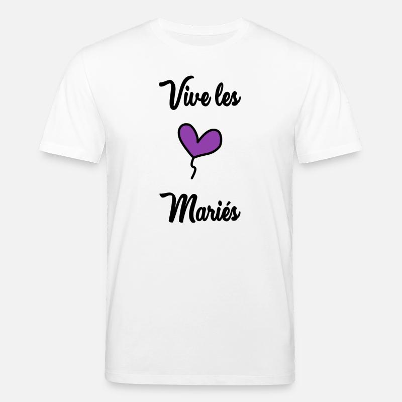 ES LEBE DAS BRAUTPAAR - Stanley/Stella Unisex Bio-T-Shirt CREATOR  - Weiß