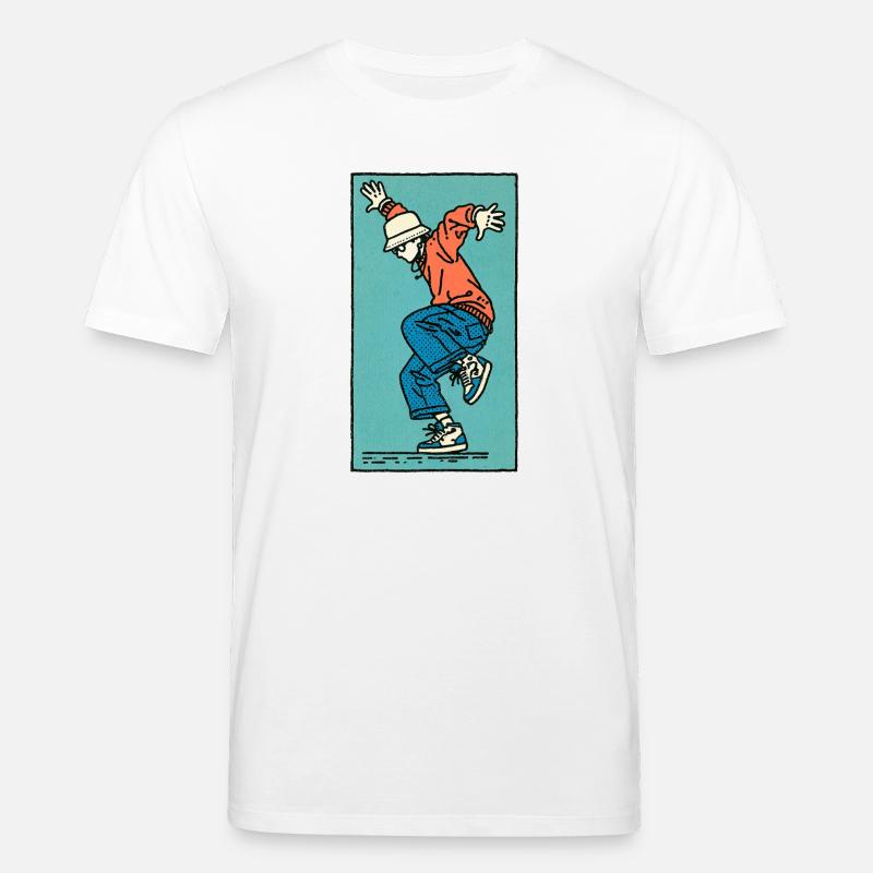 Danseur masculin #3 - T-shirt bio CREATOR Stanley/Stella Unisexe - blanc