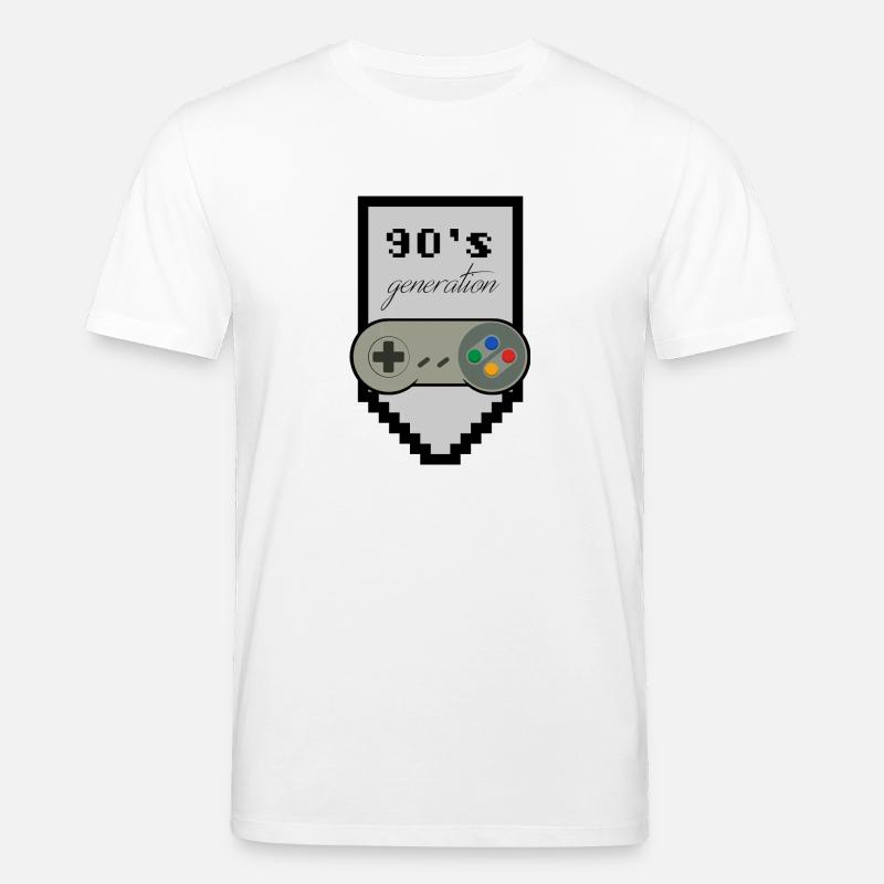 90er Generation - Stanley/Stella Unisex Bio-T-Shirt CREATOR  - Weiß