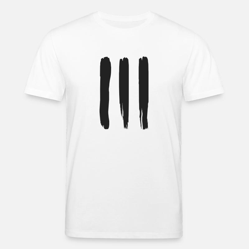 three stripes - Stanley/Stella Unisex Bio-T-Shirt CREATOR - Weiß