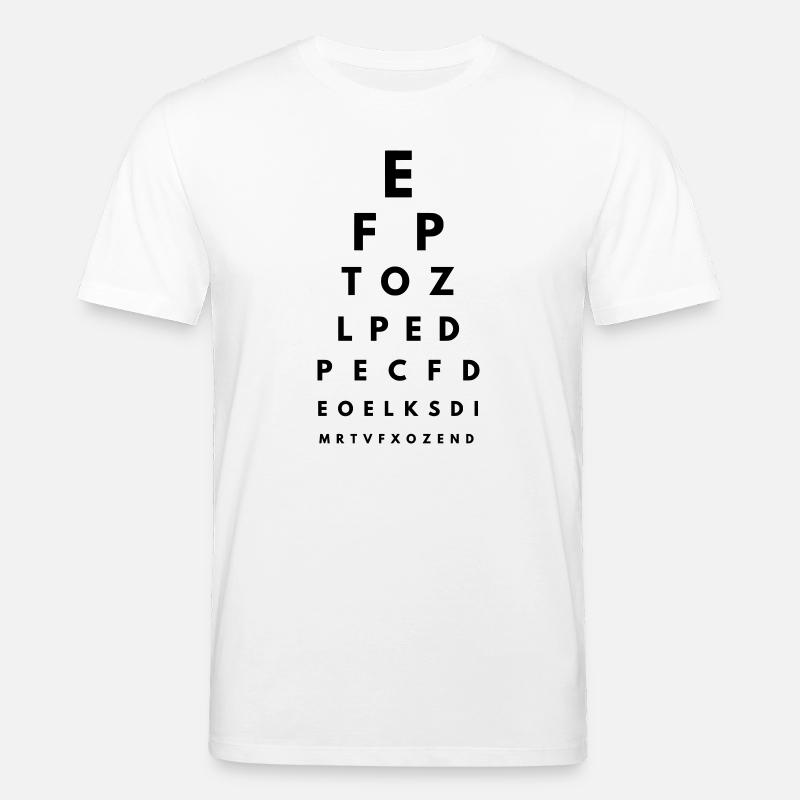 Sehtest 2 - Stanley/Stella Unisex Bio-T-Shirt CREATOR  - Weiß