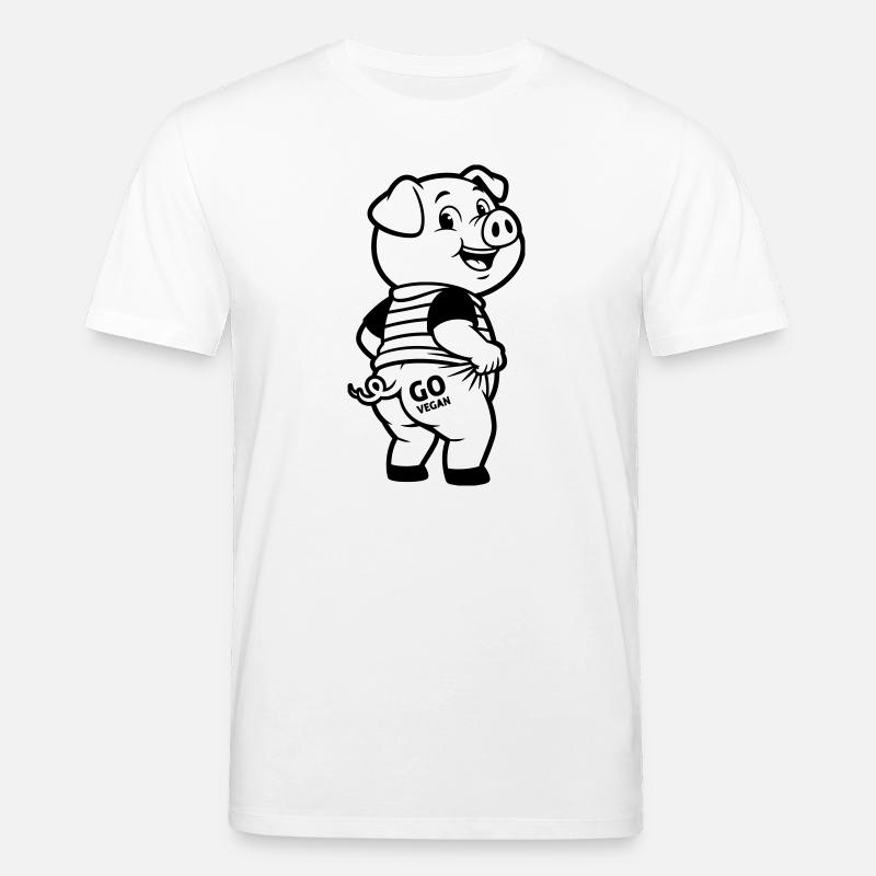 Deviens vegan - T-shirt bio CREATOR Stanley/Stella Unisexe - blanc