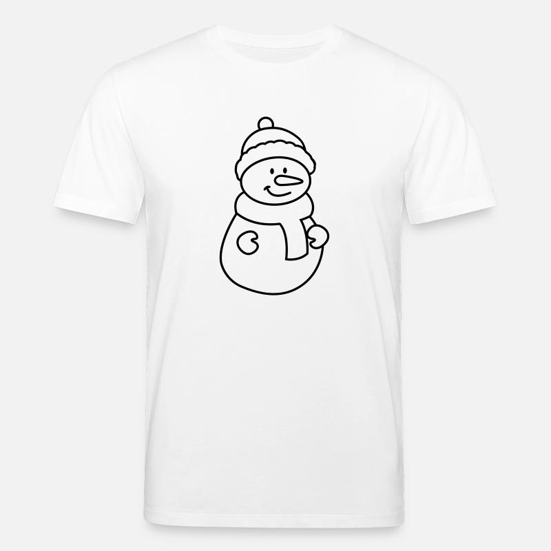Schneemann - Stanley/Stella Unisex Bio-T-Shirt CREATOR  - Weiß