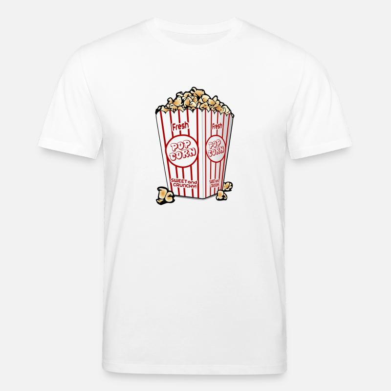 pop-corn - T-shirt bio CREATOR Stanley/Stella Unisexe - blanc