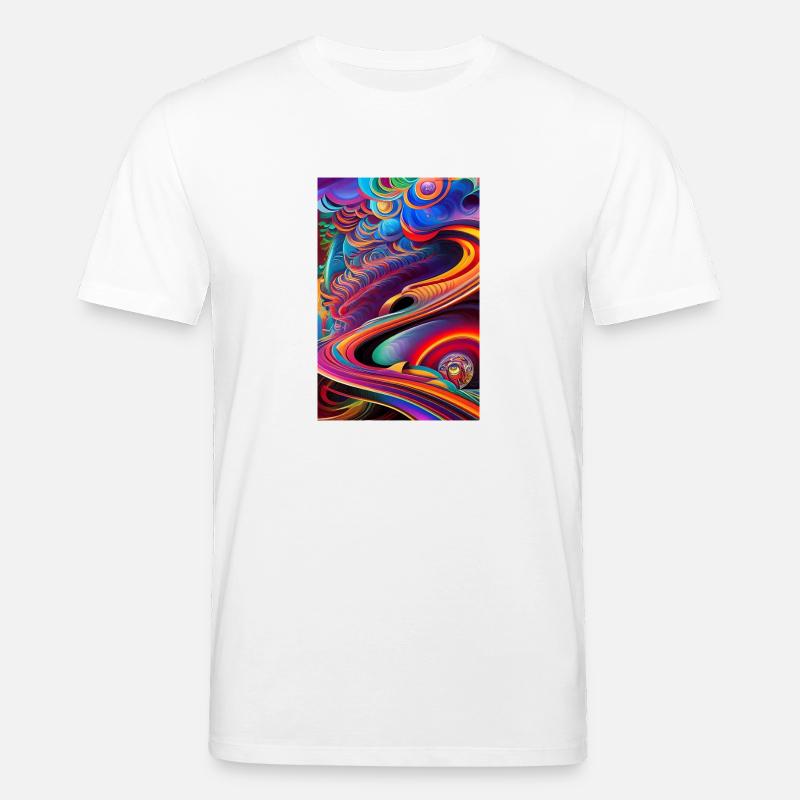 Abstrakte Kunst - Stanley/Stella Unisex Bio-T-Shirt CREATOR  - Weiß