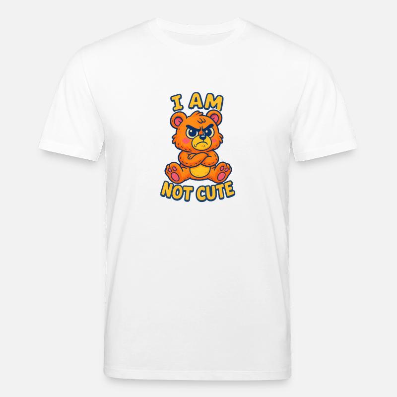 i am not cute - Stanley/Stella Unisex Bio-T-Shirt CREATOR  - Weiß