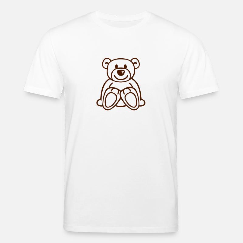 Teddy - Stanley/Stella Unisex Bio-T-Shirt CREATOR  - Weiß
