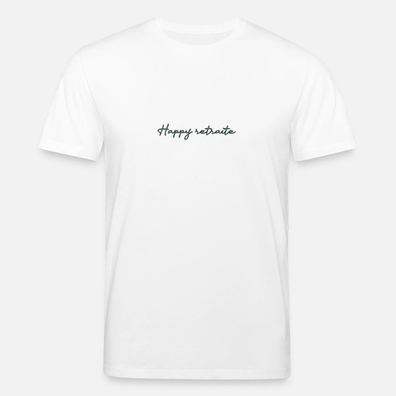 RETRAITE. RETRAITE. RETRAITEE. RETRAITE - T-shirt bio CREATOR Stanley/Stella Unisexe - blanc