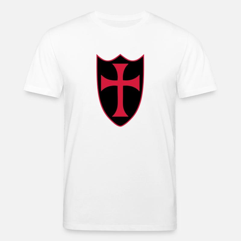templar cross - Stanley/Stella Unisex Bio-T-Shirt CREATOR  - Weiß