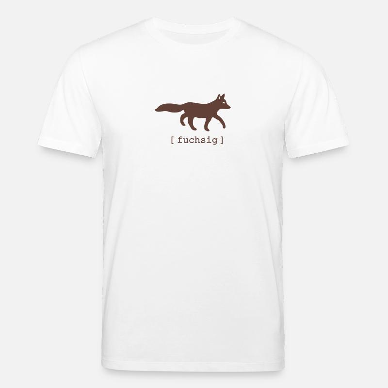 Fuchs fuchsig wild tier - Stanley/Stella Unisex Bio-T-Shirt CREATOR - Weiß