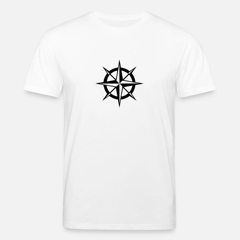 Compass - Stanley/Stella CREATOR Unisex Organic T-Shirt - white