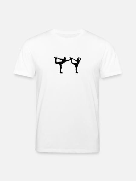 Eiskunstlauf - Stanley/Stella Unisex Bio-T-Shirt CREATOR - Weiß