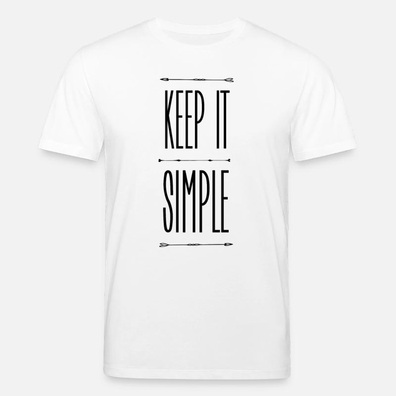 Keep it simple - Stanley/Stella Unisex Bio-T-Shirt CREATOR  - Weiß