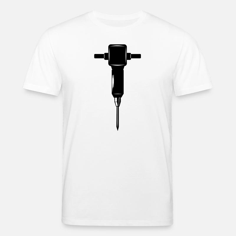 Krikhamer oder Presslufthammer - Stanley/Stella Unisex Bio-T-Shirt CREATOR  - Weiß