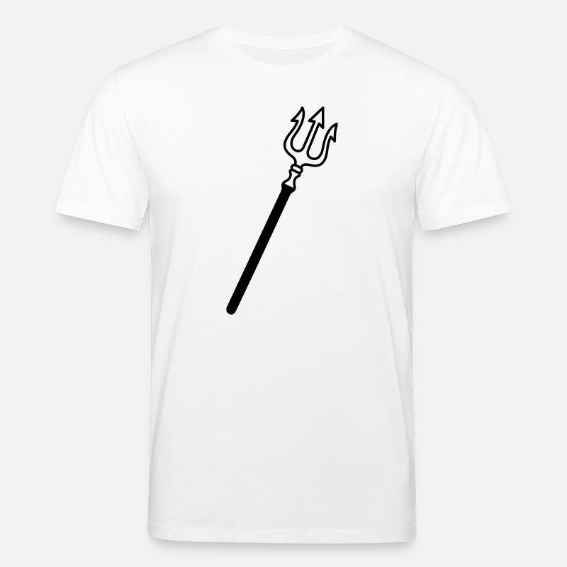 Dreizack - Stanley/Stella Unisex Bio-T-Shirt CREATOR  - Weiß