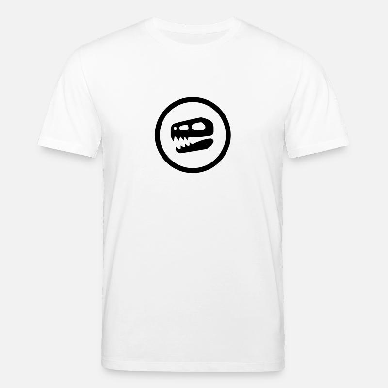 Dinosaurier Schädel Geschenk - Stanley/Stella Unisex Bio-T-Shirt CREATOR  - Weiß