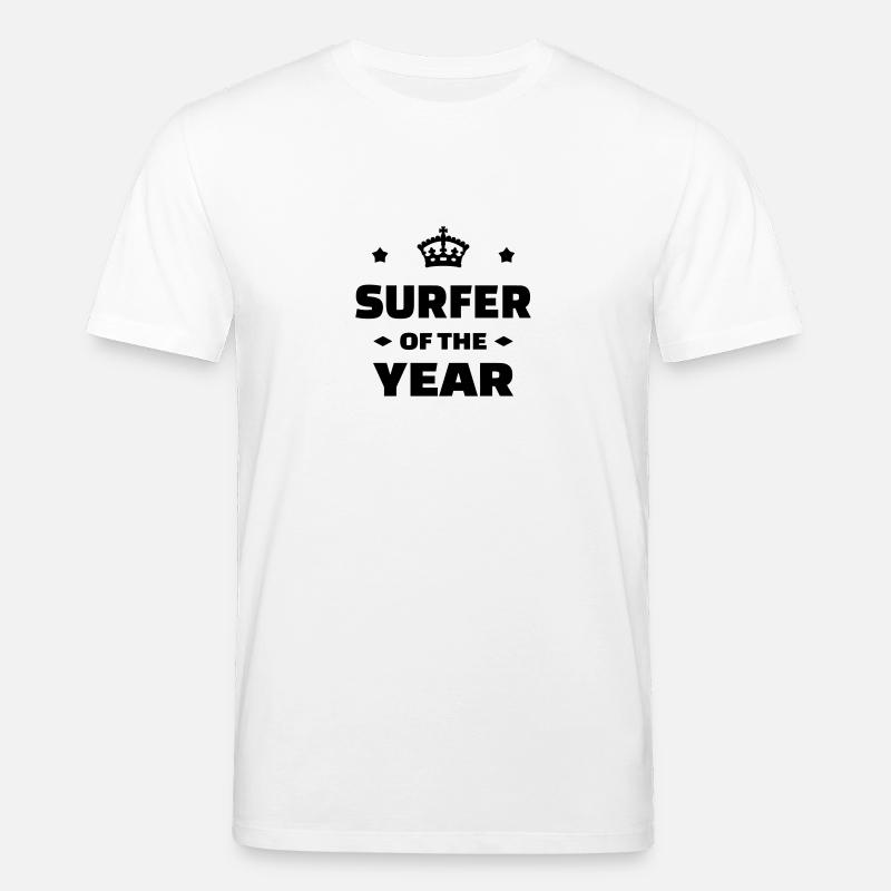 surf / surfeur / surfer / plage - T-shirt bio CREATOR Stanley/Stella Unisexe - blanc
