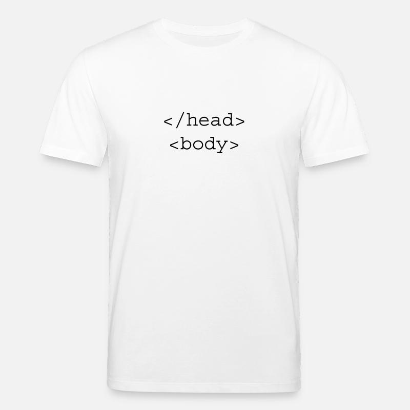 HTML Girl - Stanley/Stella Unisex Bio-T-Shirt CREATOR  - Weiß
