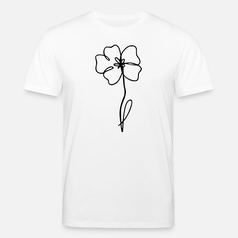 pavot - T-shirt bio CREATOR Stanley/Stella Unisexe - blanc