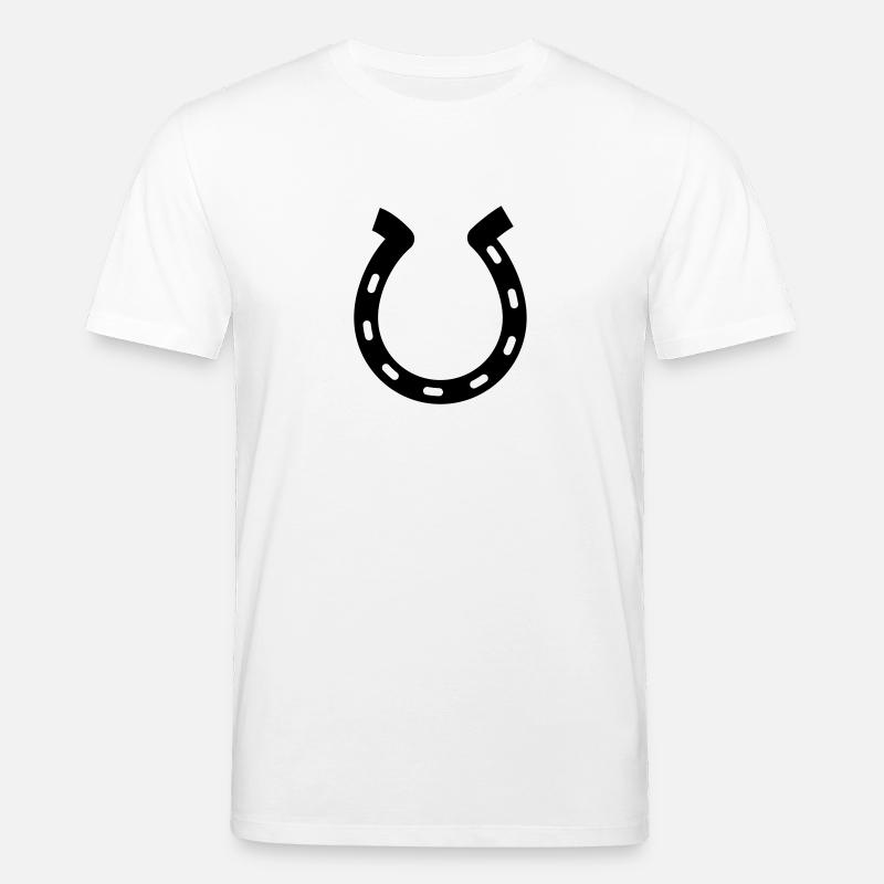 fer à cheval - T-shirt bio CREATOR Stanley/Stella Unisexe - blanc