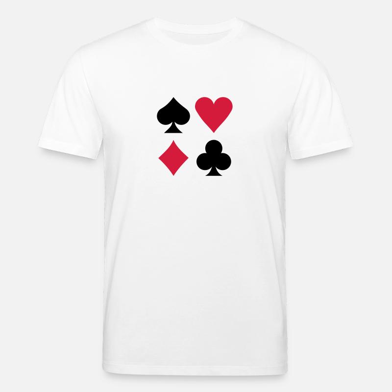 Poker - Stanley/Stella Unisex Bio-T-Shirt CREATOR  - Weiß