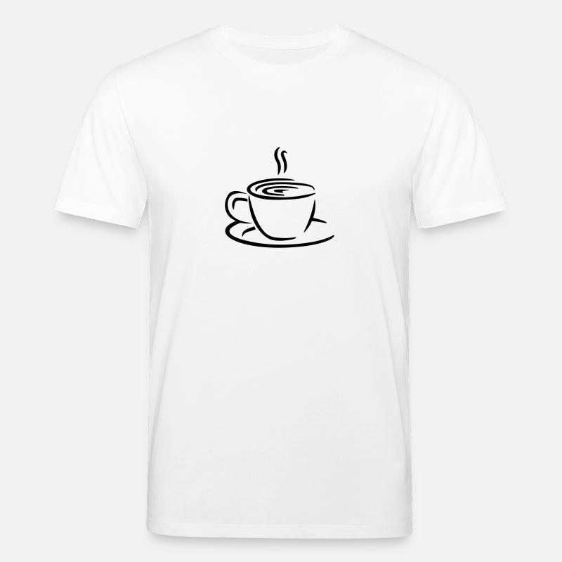 Kaffee - Stanley/Stella Unisex Bio-T-Shirt CREATOR  - Weiß