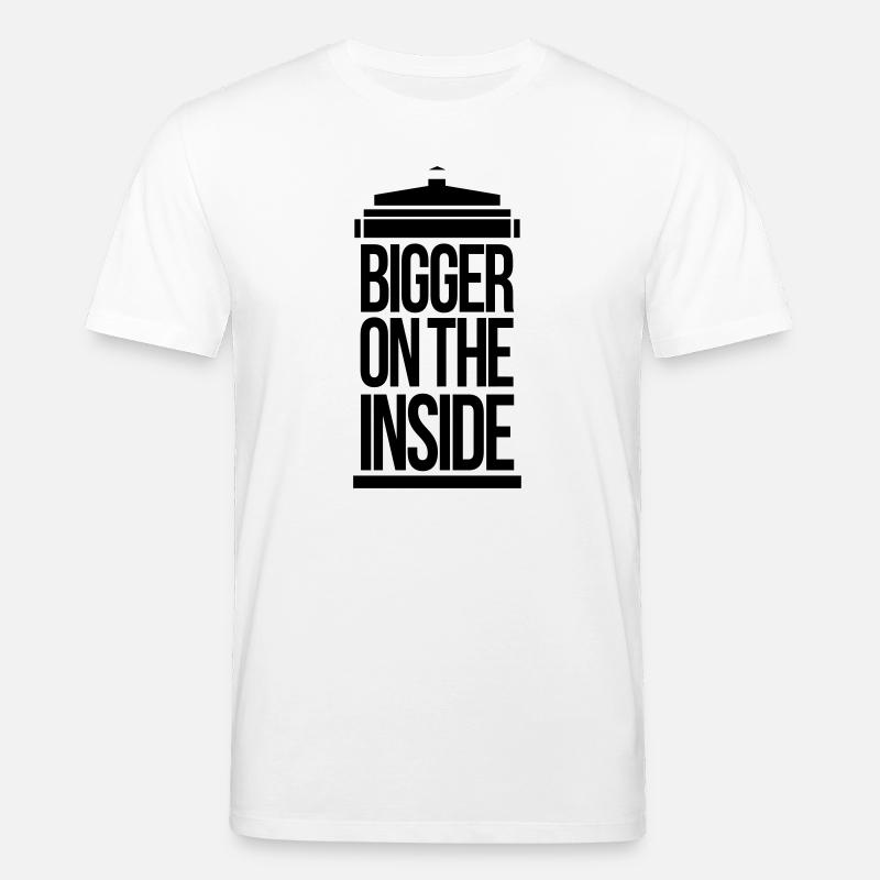 Bigger on the inside - Stanley/Stella Unisex Bio-T-Shirt CREATOR  - Weiß