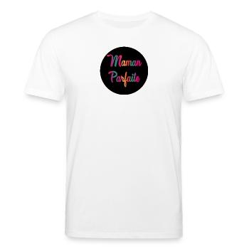 SCHÖNEN MUTTERTAG. MAMA - Stanley/Stella Unisex Bio-T-Shirt CREATOR  - Weiß - Vorne - Alina (178cm) & Michal (187cm)