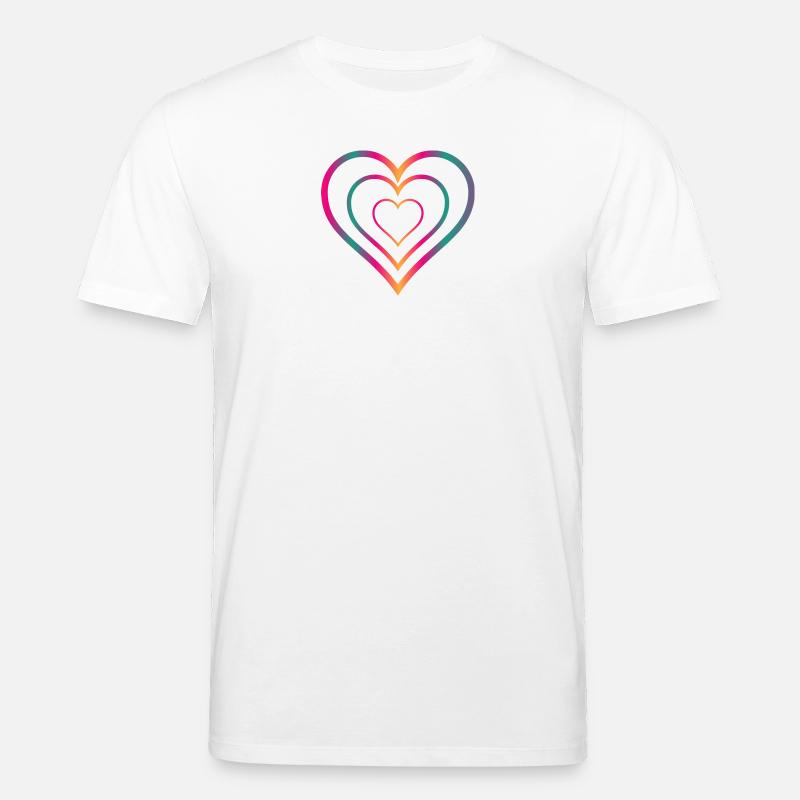 HERZ - Stanley/Stella Unisex Bio-T-Shirt CREATOR  - Weiß