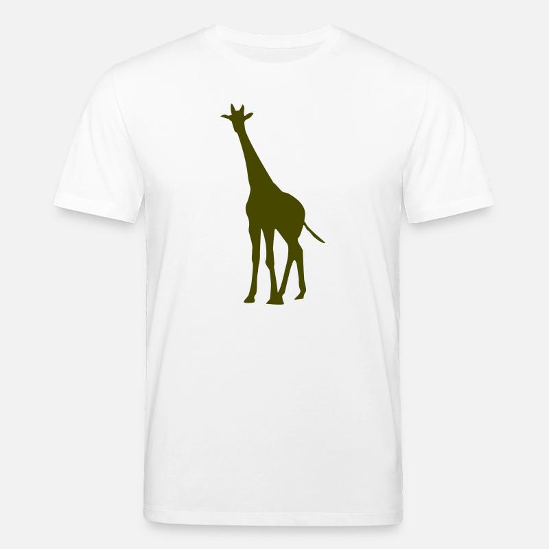 Giraffe - Stanley/Stella Unisex Bio-T-Shirt CREATOR - Weiß