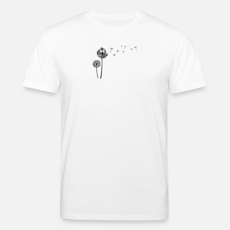Schöne Pusteblume Löwenzahn Dandelion - Stanley/Stella Unisex Bio-T-Shirt CREATOR  - Weiß