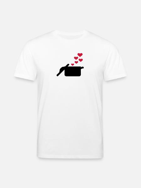 Cooking pot - Stanley/Stella CREATOR Unisex Organic T-Shirt - white