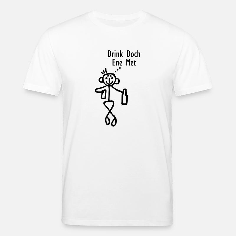 Drink doch ene met - Stanley/Stella Unisex Bio-T-Shirt CREATOR  - Weiß