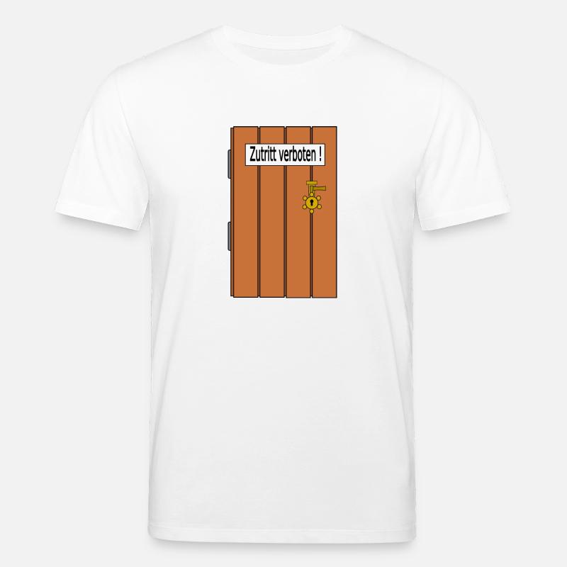 Entrée interdite - T-shirt bio CREATOR Stanley/Stella Unisexe - blanc