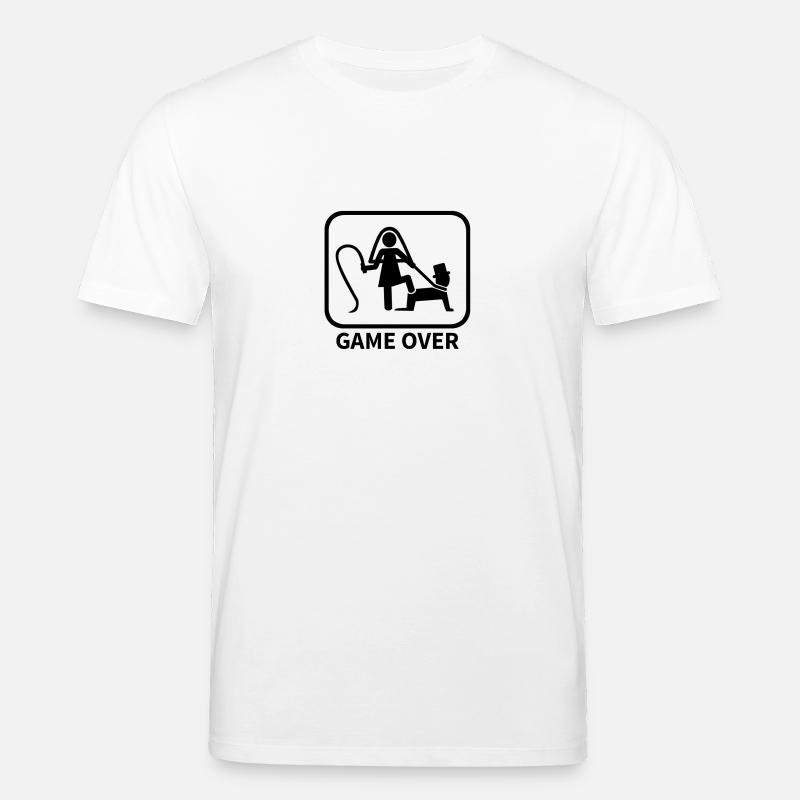 Junggesellenabschied Game Over - Stanley/Stella Unisex Bio-T-Shirt CREATOR  - Weiß