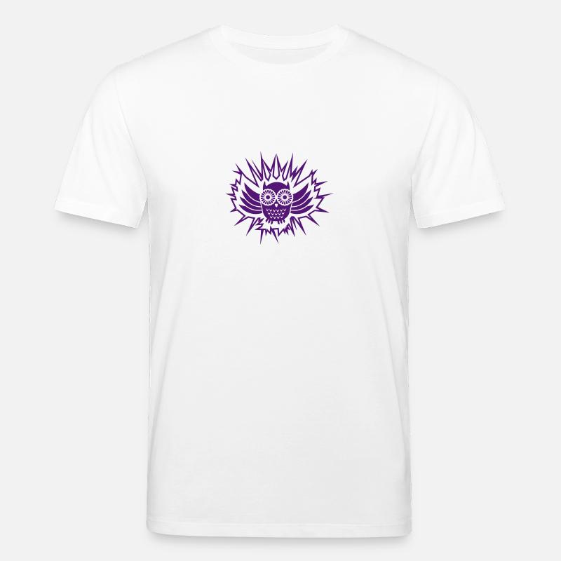 Eule / owl (1c) - Stanley/Stella Unisex Bio-T-Shirt CREATOR  - Weiß