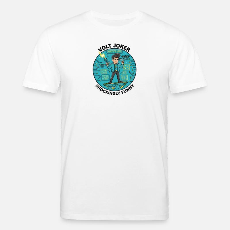 Watt’s Up Electronic Hero - T-shirt bio CREATOR Stanley/Stella Unisexe - blanc