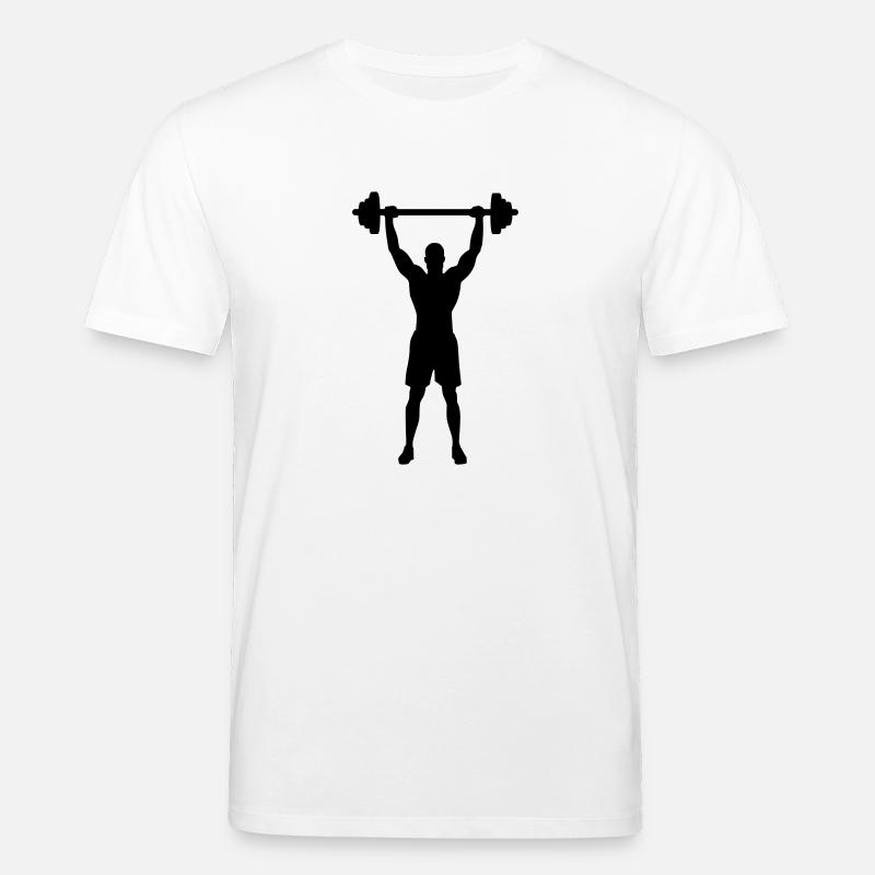 Gewichtheben - Stanley/Stella Unisex Bio-T-Shirt CREATOR  - Weiß