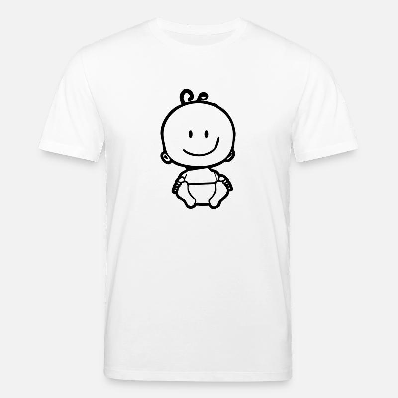Pictogramme de Bébé - T-shirt bio CREATOR Stanley/Stella Unisexe - blanc