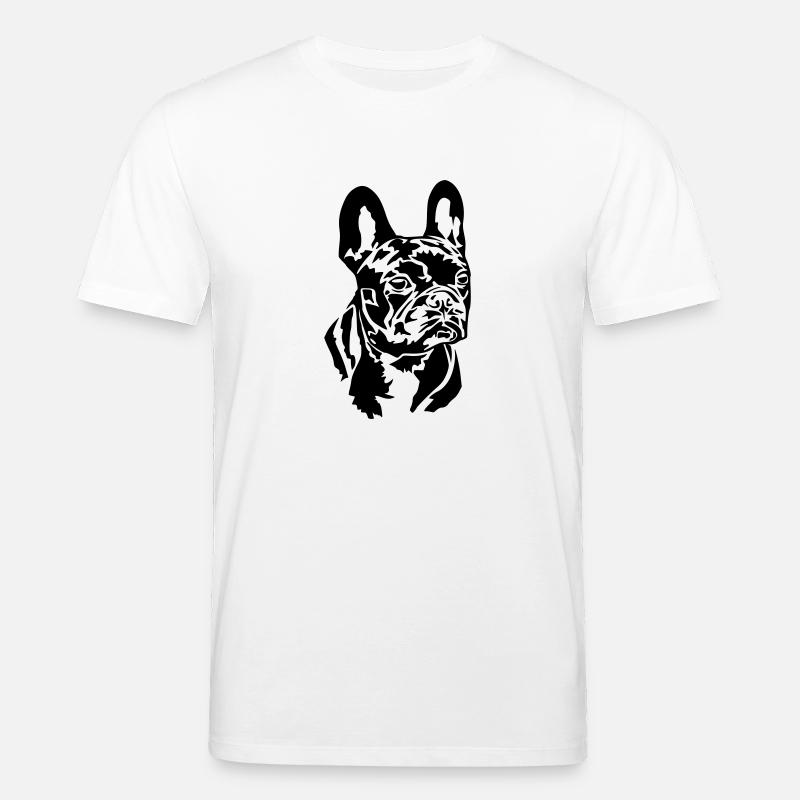 French Bulldog - Stanley/Stella Unisex Bio-T-Shirt CREATOR  - Weiß