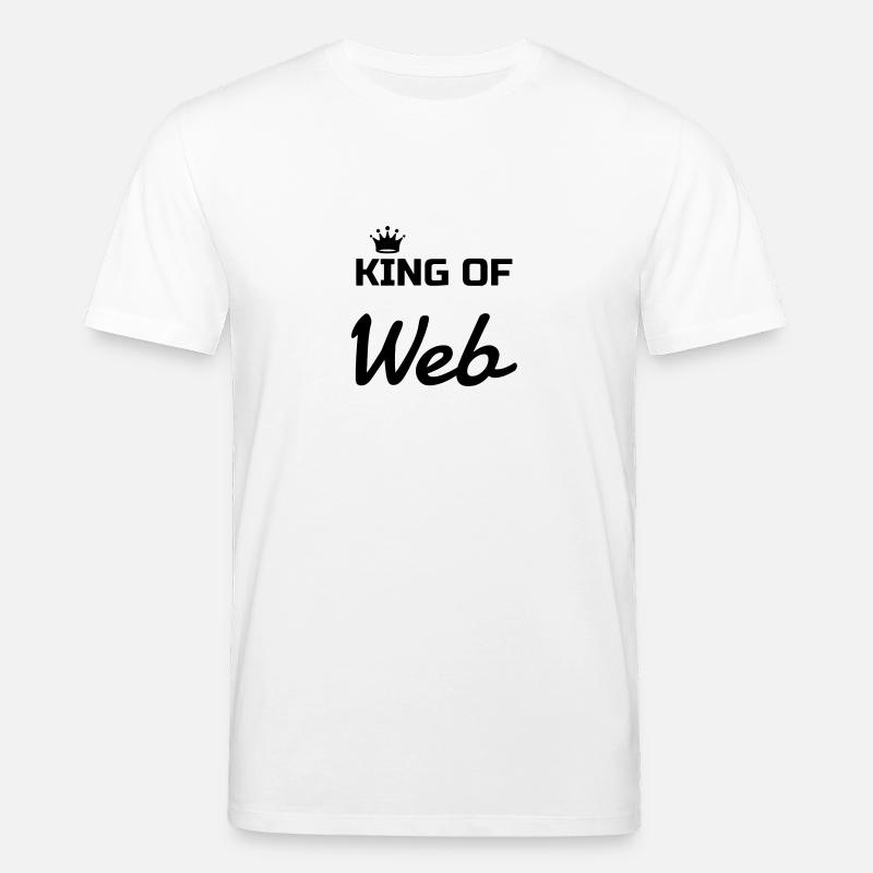 Webmaster Internet Web Geek Website - T-shirt bio CREATOR Stanley/Stella Unisexe - blanc