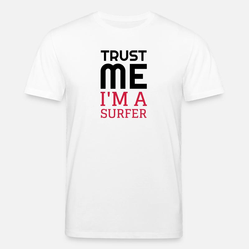 surf / surfeur / surfer / plage - T-shirt bio CREATOR Stanley/Stella Unisexe - blanc