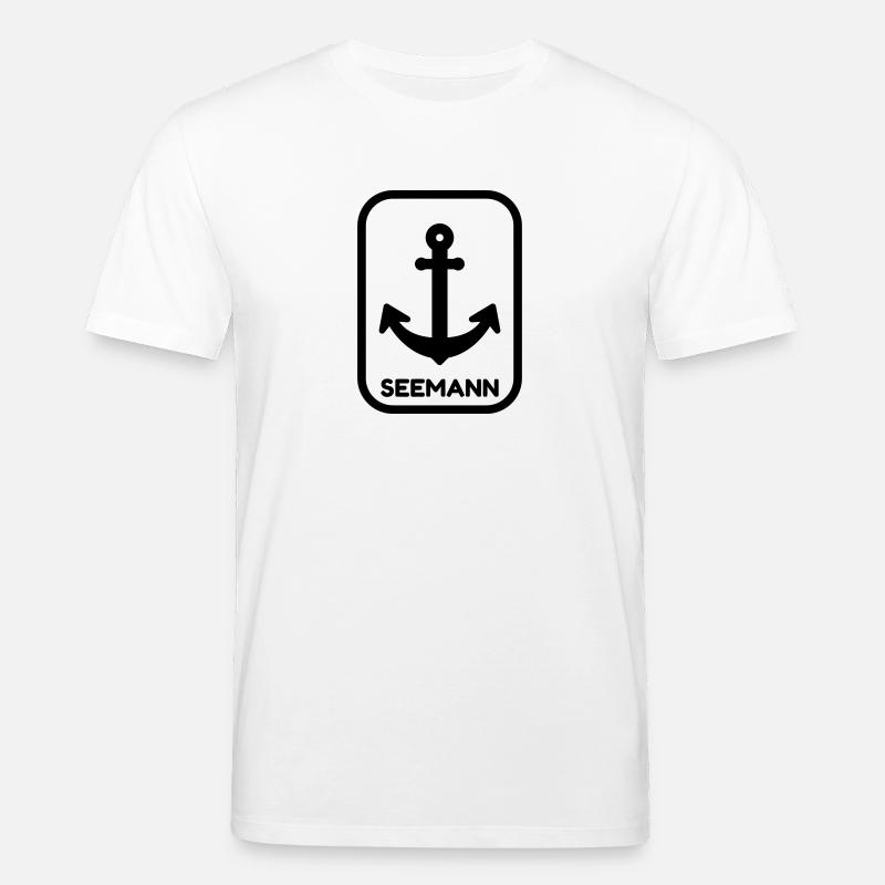 Seemann / Boot / Seebär / Segelboot - Stanley/Stella Unisex Bio-T-Shirt CREATOR  - Weiß